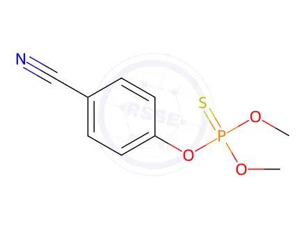 Chemical structure of Fenthion Impurity 20 (Cyanophos)