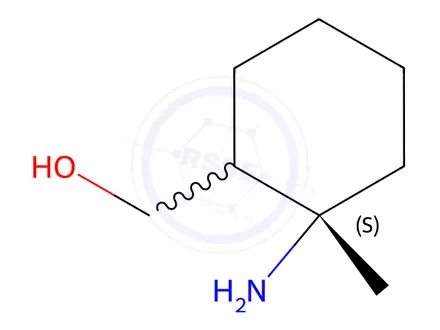 Chemical structure of CIS-2-HYDROXYMETHYL-1-METHYL-1-CYCLOHEXYLAMINE