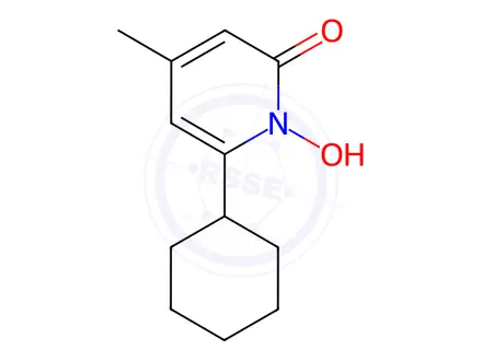 Chemical structure of Ciclopirox