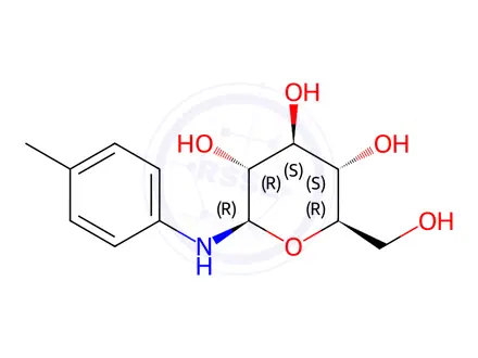 Chemical structure of N-(4-Methylphenyl)-β-D-glucopyranosylamine