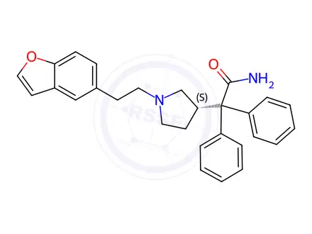 Chemical structure of Darifenacin Oxidized