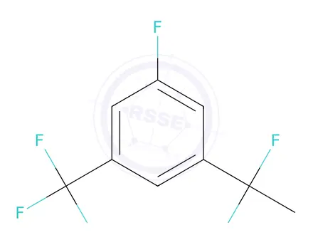 Chemical structure of 1-(1,1-Difluoroethyl)-3-fluoro-5-(trifluoromethyl)benzene