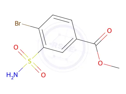 Chemical structure of Methyl 4-Bromo-3-sulfamoylbenzoate