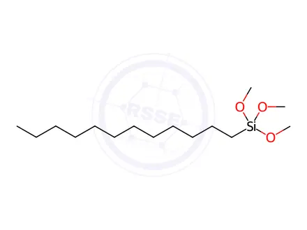 Chemical structure of Dodecyltrimethoxysilane