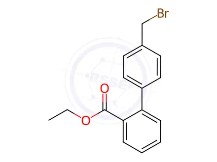 Chemical structure of Telmisartan Bromo Ethyl Ester