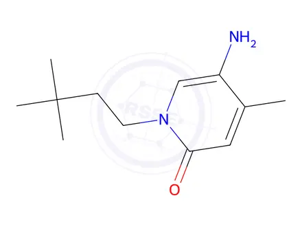 Chemical structure of 5-Amino-1-(3,3-dimethylbutyl)-4-methylpyridin-2(1h)-one