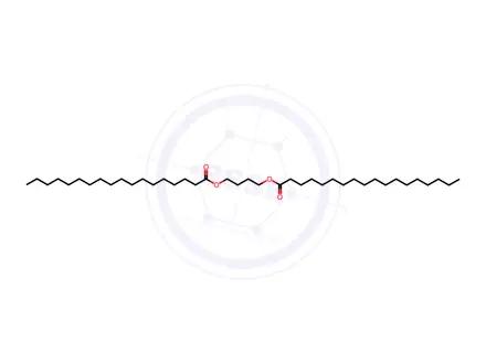 Chemical structure of tetramethylene distearate