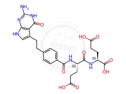 Chemical structure of Pemetrexed Impurity 166