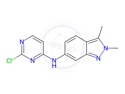 Chemical structure of Pazopanib Impurity 12
