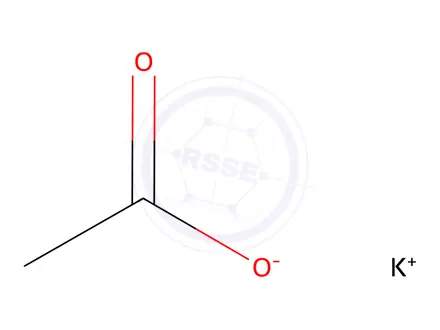 Chemical structure of Dimethylacetamide Impurity 1 Potassium Salt (Dimethylacetamide EP Impurity A Potassium Salt) (Acetic Acid Potassium Salt)