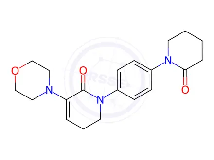 Chemical structure of Apixaban Impurity A