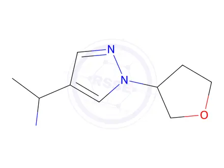 Chemical structure of 1-[1-(oxolan-3-yl)-1h-pyrazol-4-yl]ethan-1-amine