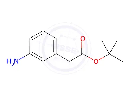 Chemical structure of tert-Butyl 2-(3-Aminophenyl)acetate