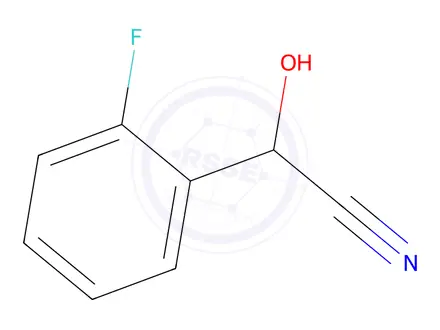 Chemical structure of 2-(2-Fluorophenyl)-2-hydroxyacetonitrile