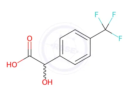 Chemical structure of 4-(Trifluoromethyl)mandelic acid