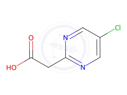 Chemical structure of (5-Chloropyrimidin-2-YL)acetic acid