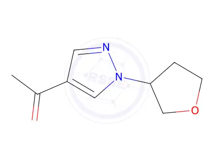 Chemical structure of 1-(1-(tetrahydrofuran-3-yl)-1h-pyrazol-4-yl)ethan-1-one