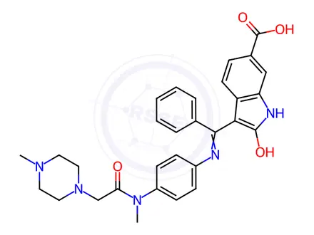 Chemical structure of Nintedanib EP Impurity B