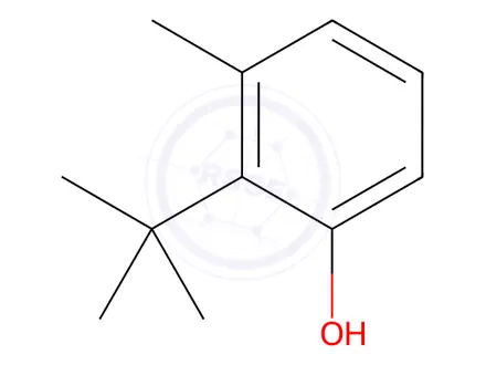 Chemical structure of 2-tert-Butyl-3-methylphenol