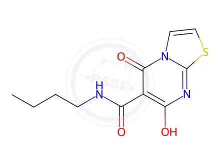 Chemical structure of N-Butyl-7-hydroxy-5-oxo-5H-thiazolo[3,2-a]pyrimidine-6-carboxamide