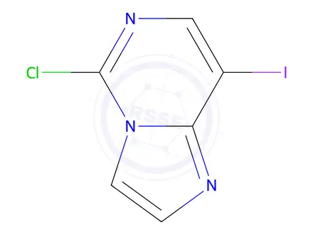 Chemical structure of 5-Chloro-8-iodoimidazo[1,2-c]pyrimidine