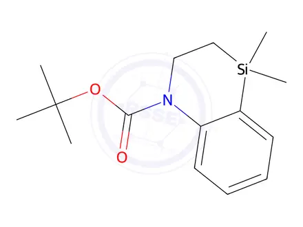Chemical structure of tert-Butyl 4,4-dimethyl-3,4-dihydrobenzo[b][1,4]azasiline-1(2H)-carboxylate
