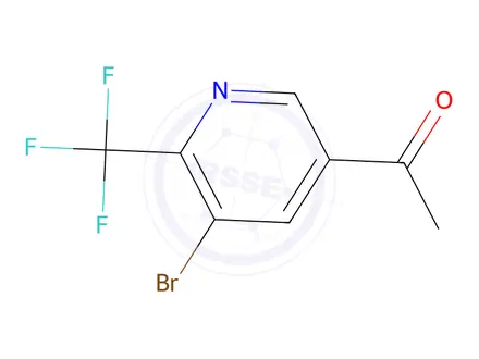 Chemical structure of 1-(5-bromo-6-(trifluoromethyl)pyridin-3-yl)ethanone(WXFC0699)
