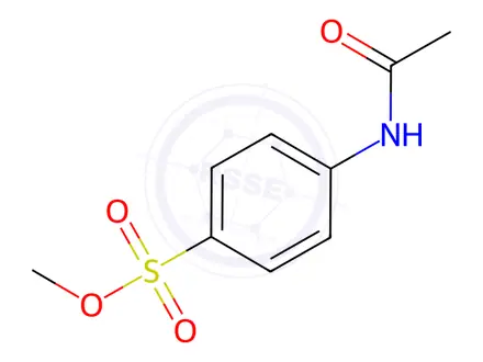 Chemical structure of Methyl acetamidobenzenesulfonate