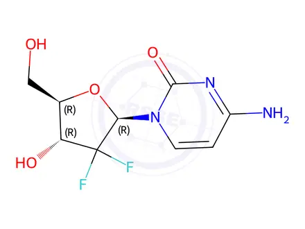 Chemical structure of Gemcitabine