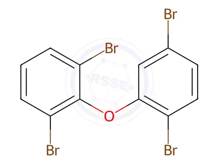 Chemical structure of 2,2',5,6'-Tetrabromodiphenyl Ether