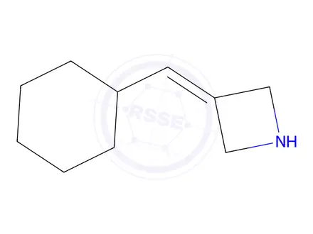 Chemical structure of 3-(cyclohexylmethylidene)azetidine