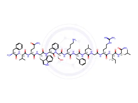 Chemical structure of Temporin L