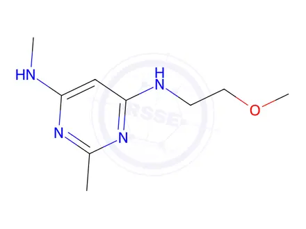 Chemical structure of N4-(2-Methoxyethyl)-N6,2-dimethylpyrimidine-4,6-diamine