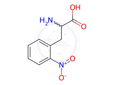 Chemical structure of 2-Amino-3-(2-nitrophenyl)propanoic Acid