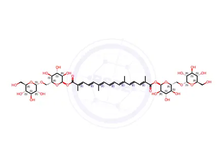 Chemical structure of Crocin I