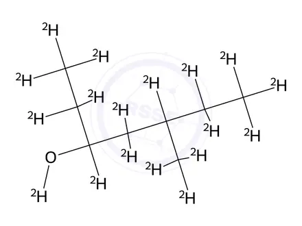 Chemical structure of 5-Methyl-3-heptyl Alcohol-d18 (mixture of stereoisomers)
