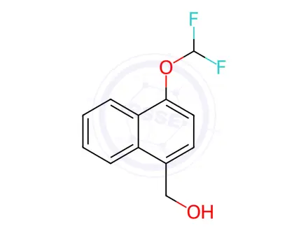 Chemical structure of (4-(Difluoromethoxy)naphthalen-1-yl)methanol