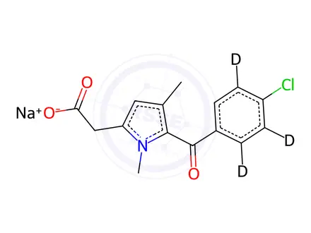 Chemical structure of Zomepirac Sodium Salt-d4