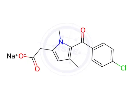 Chemical structure of Zomepirac sodium