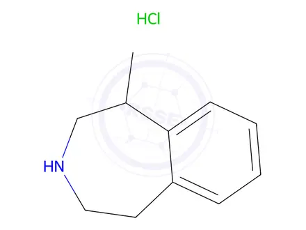 Chemical structure of Lorcaserin Dechloro Impurity