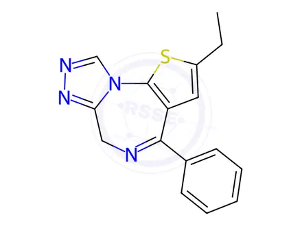 Chemical structure of Etizolam Impurity 6