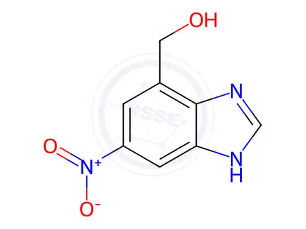 Chemical structure of (6-Nitro-1H-benzo[d]imidazol-4-yl)methanol