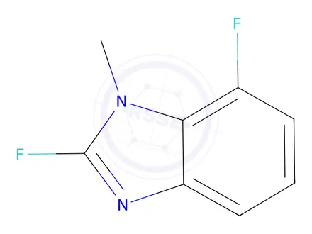 Chemical structure of 2,7-difluoro-1-methyl-1H-1,3-benzodiazole