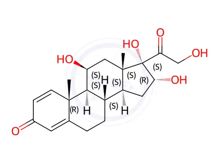 Chemical structure of Budesonide EP Impurity A