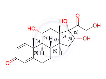 Chemical structure of Prednisone Impurity 48