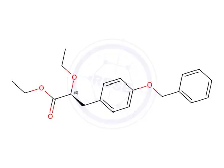 Chemical structure of Ethyl (S)-3-(4-(benzyloxy)phenyl)-2-ethoxypropanoate