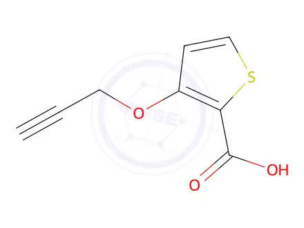 Chemical structure of 3-(Prop-2-yn-1-yloxy)thiophene-2-carboxylic acid