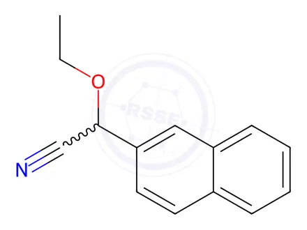 Chemical structure of 2-Ethoxy-2-(2-naphthyl)acetonitrile