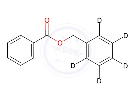 Chemical structure of Benzyl-2,3,4,5,6-d5 Benzoate