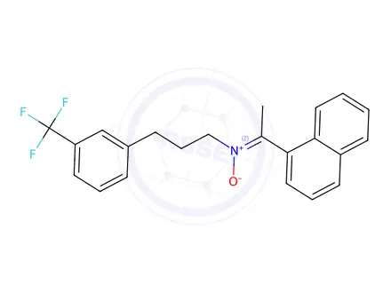 Chemical structure of (Z)-1-(Naphthalen-1-yl)-N-(3-(3-(trifluoromethyl)phenyl)propyl)ethan-1-imine oxide
